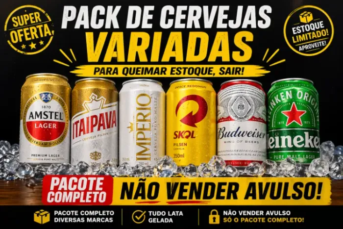 LOTE CERVEJAS VARIADAS MUITO BARATO