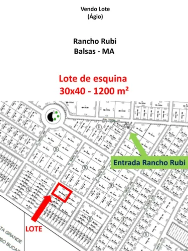 Lote 1.200 m²
