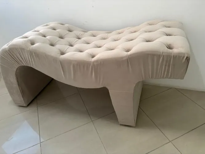 Maca Estofada Estética Spa Veludo Bege