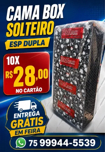 Cama box pronta entrega