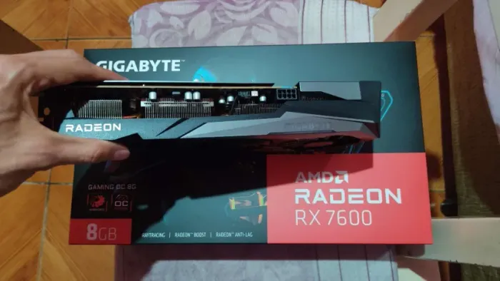 Gigabyte AMD Radeon RX 7600 Gaming OC, 8GB, GDDR6, FSR, Ray Tracing, Triple Fan