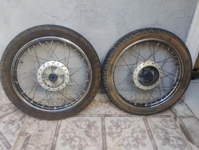 Par de Rodas original CG Honda start 160
