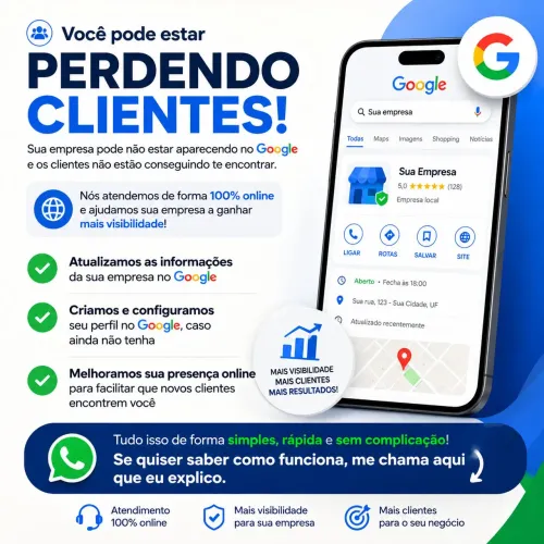 Se seu perfil está desatualizado ou se você não sabe se tem um , entre em contato!