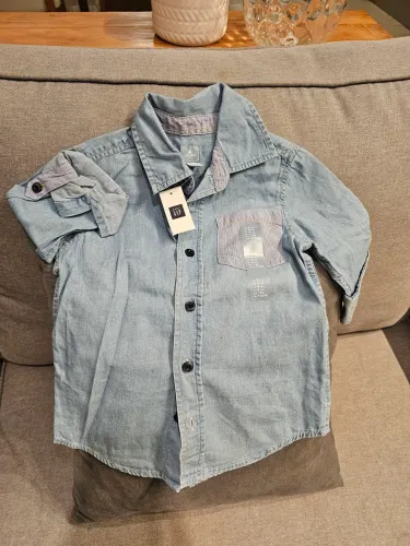 Camisa Jeans  infantil GAP