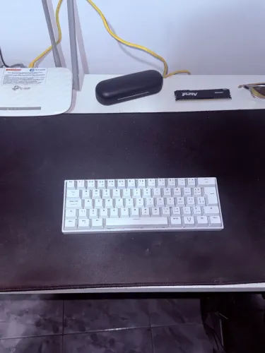 Teclado e mousepad da husky