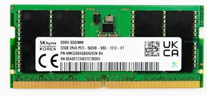 32gb ddr5 notebook 5600mhz