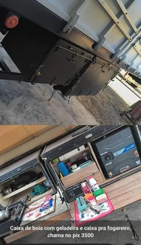 Caixa de boia Com Geladeira Elber
