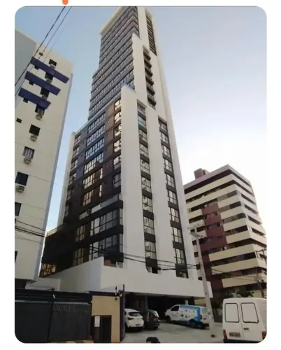 Apartamento de 32m² em Tambaú com 1 quarto, terraço, vaga de garagem e condomínio completo