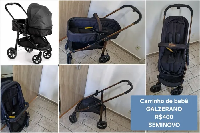 Carrinho bebê Galzerano