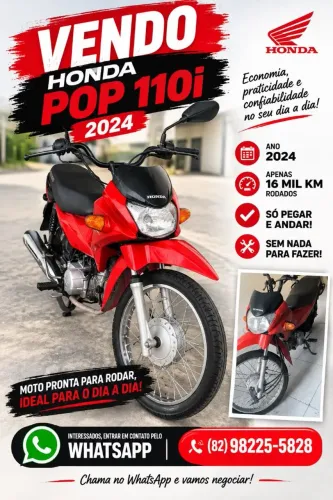 Honda pop 2024 110i