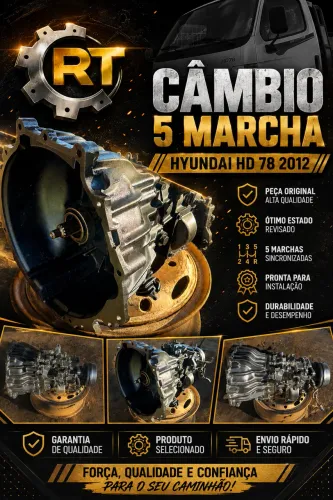 Câmbio 5 marcha Hyundai HD 78 2012 