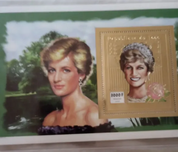 Coleção de selos princesa Diana