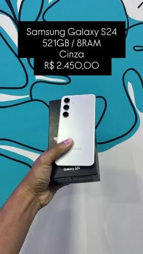 Samsung Galaxy S24 512gb 8RAm / Cinza / Aparelho em perfeito estado