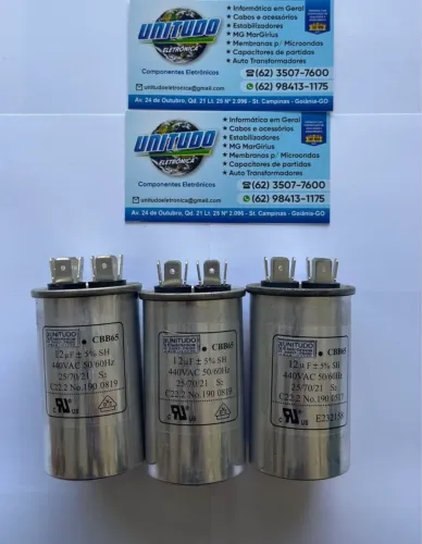 Capacitores de microondas e ar-condicionados