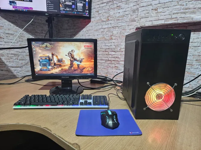 PC GAMER INICIAL/ DUAL CORE/ 6GB RAM/500GB/ TELA 16 POL/ FORMATADO +ENTREGA ENTREGA