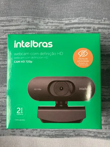 Webcam HD CAM 720p Preto Intelbras