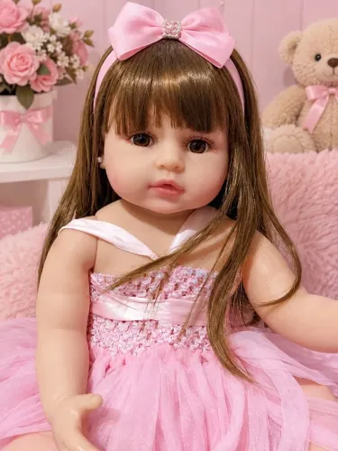 Bebe reborn silicone seminova