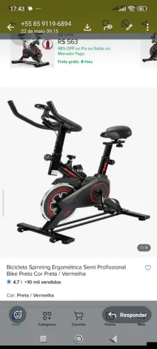 Bicleta ergométrica