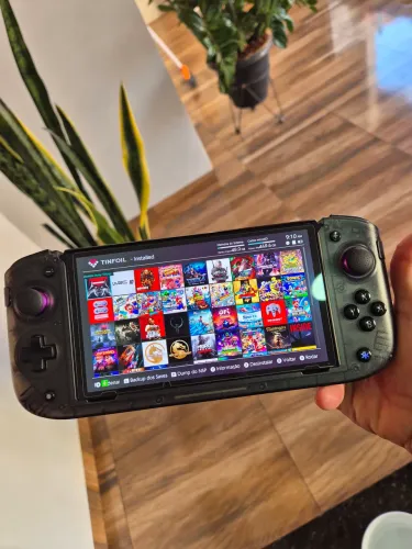 Nintendo Switch Oled com Nitro Deck e Acessórios ( 1 tera )