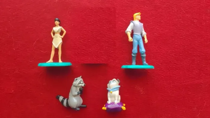 Lote miniaturas originais Pocahontas com 4 itens