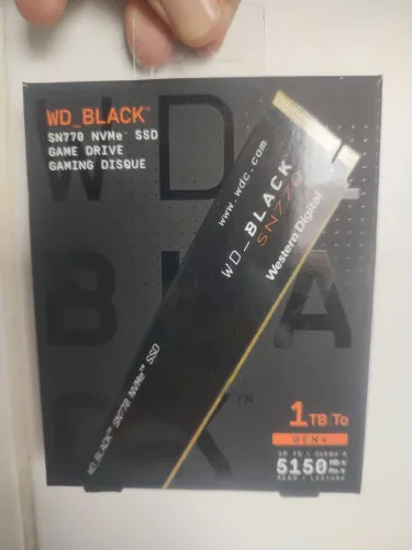 Ssd NVMe 1tb wd_back edição limitada novo na caixa.