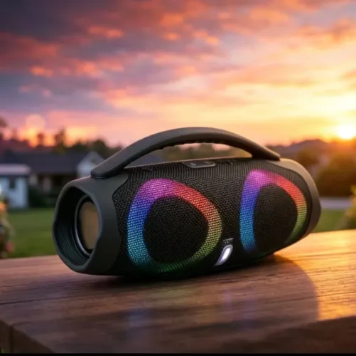 Caixa de som boombox 3