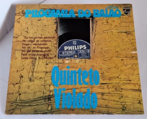 Vinil LP Quinteto Violado Pilogamia do Baião