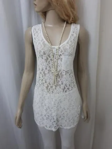 Camisa Regata seda com renda