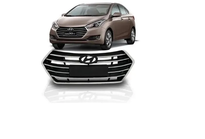 Grade Radiador C/ Moldura Friso Cromado Hb20 Sedan 2016 2018 