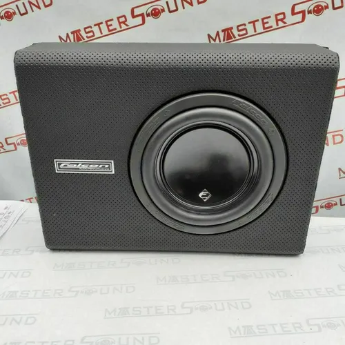 Box com sub 8". Falcon. Slim, amplificado.  200RMS.  Garantia. Novo. Instalado. 