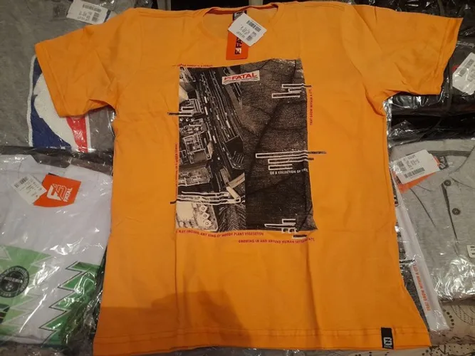Queimão de estoque Camisa masculina Fatal Surf original top
