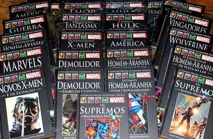 A Coleção de Graphic Novels Marvel Salvat Capa Preta (Números Variados)