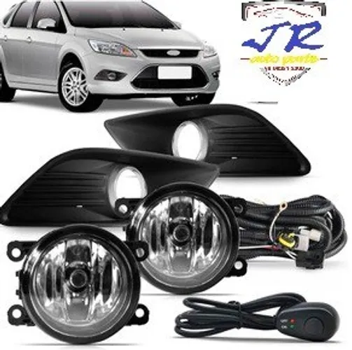 Kit Farol Milha Focus 2009 2010 2011 2012 2013 Auxiliar Neblina