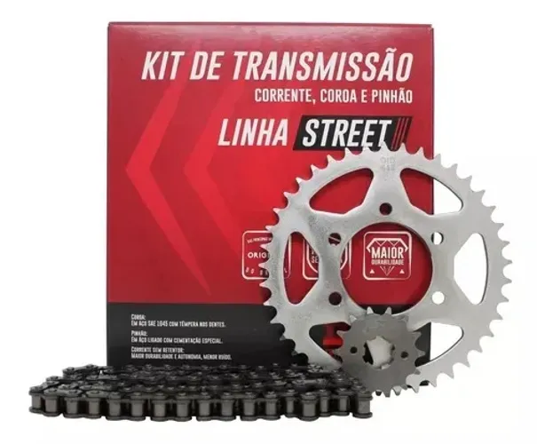 Kit Transmissao Relação Did Xtz 150 Crosser Yamaha Sem Retentor (Entrega Grátis)