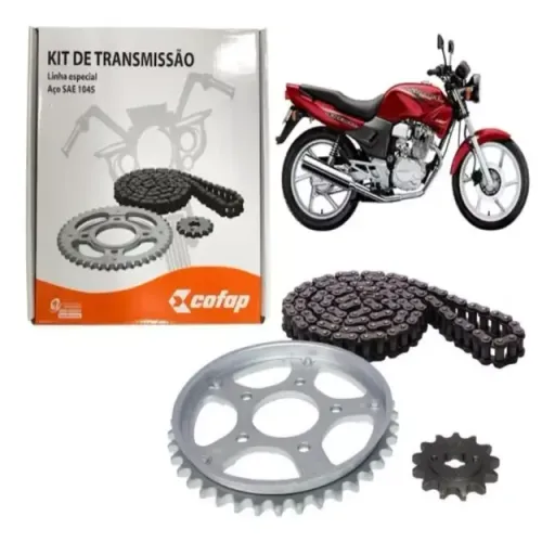 Kit Relação Tração Cbx 200 Strada 95 96 97 98 99 2000 - Cofap
