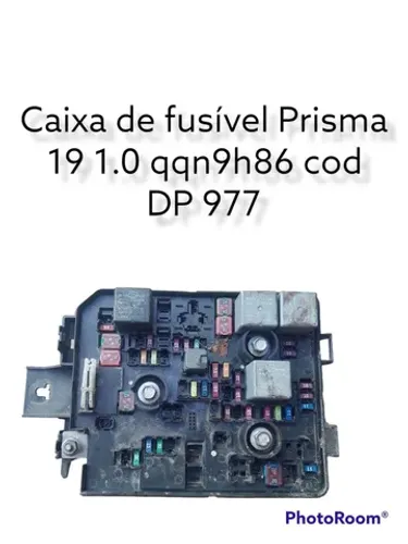 Caixa de fusível prisma 2019 1.0