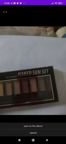 Sombras de olhos - paleta de sombra para olhos