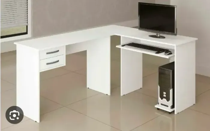mesa escrivaninha em L triunfu