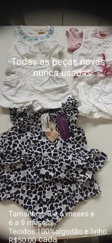 Vestidos novos infantis