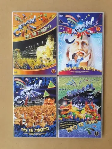 DVDs Compacto dos Desfiles das Escolas de Samba RJ