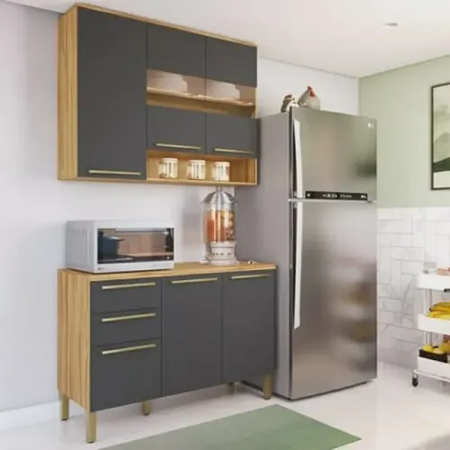 Armário em MDF Cozinha 2 Peças Napoli (Nova)