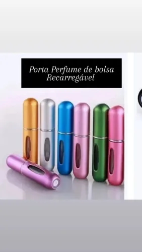 Porta Perfume spray 5ml + Perfume Árabe seguramente Original