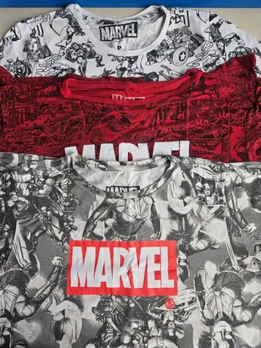 3 camisetas femininas Marvel P