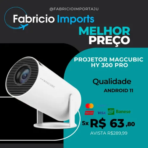 Projetor Magcubic HY300 Pro - Android 11