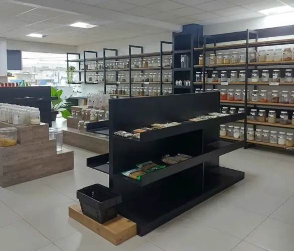 Vendo móveis para loja de produtos naturais, mercearia ou empório, excelente qualidade MDF