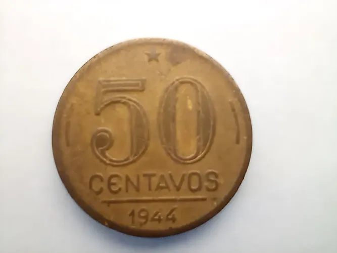4 Moedas de 50 centavos 
