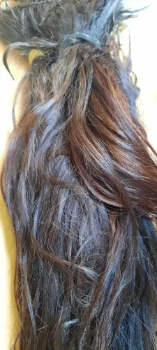 Cabelo Indiano castanho - 50cm 