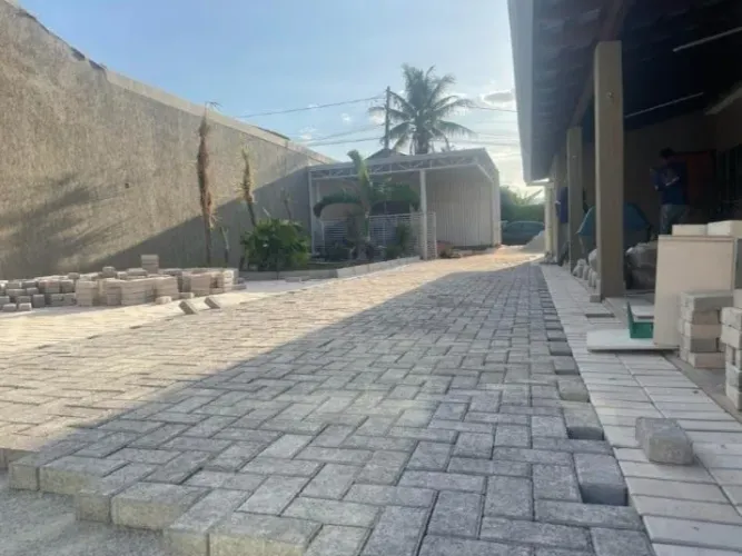 Bloquetes 16 fases e retangular terra planagem Faso a estalacão 