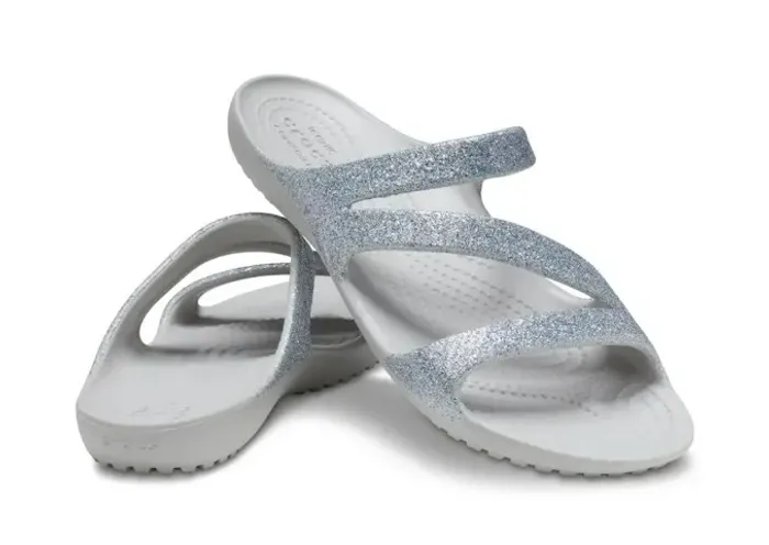 Crocs Kadee II Glitter Sandal NOVO - 100% Original | Prata No.36