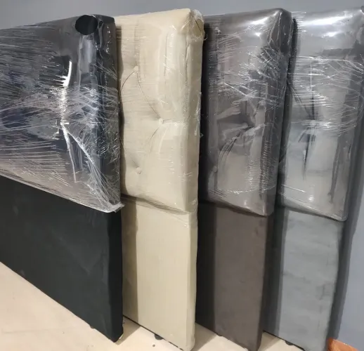 NOVAS Cabeceiras Casal Solteiro Tecido Premium Suede